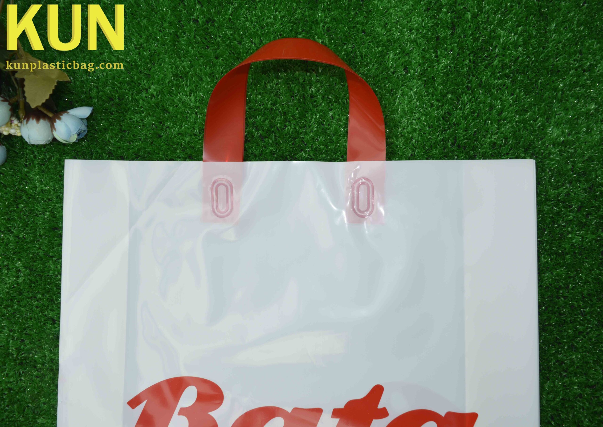 Kun Plastic Bag Company Soft Loop Handle Plastic Shopping Bags - Kun ...