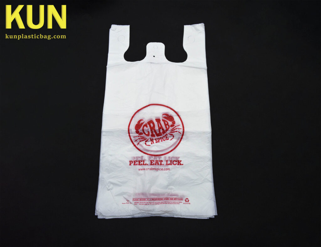Wholesale Transparent Plastic T-Shirt Bags