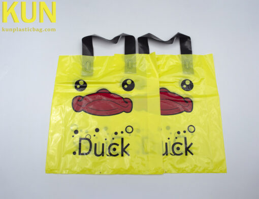 Yellow Soft Loop Handle Plastic Bag 1