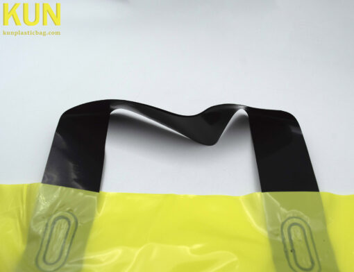 Yellow Soft Loop Handle Plastic Bag 3