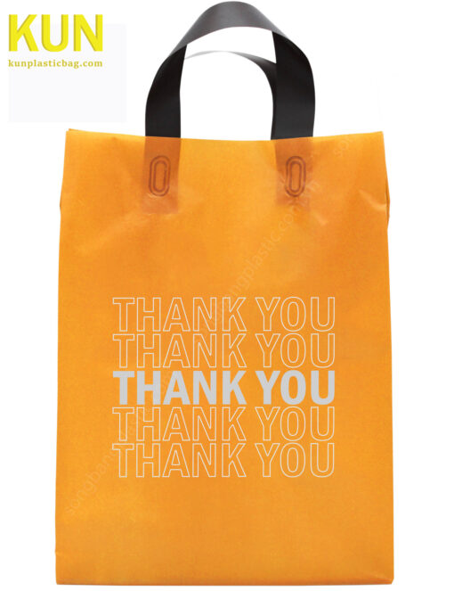 Orange Soft Loop Handle Bags