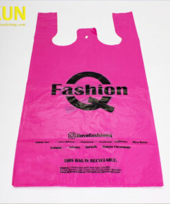 Pink T-Shirt Shopping Bags