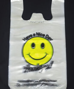 Custom Plastic T shirt Bag Thankyou